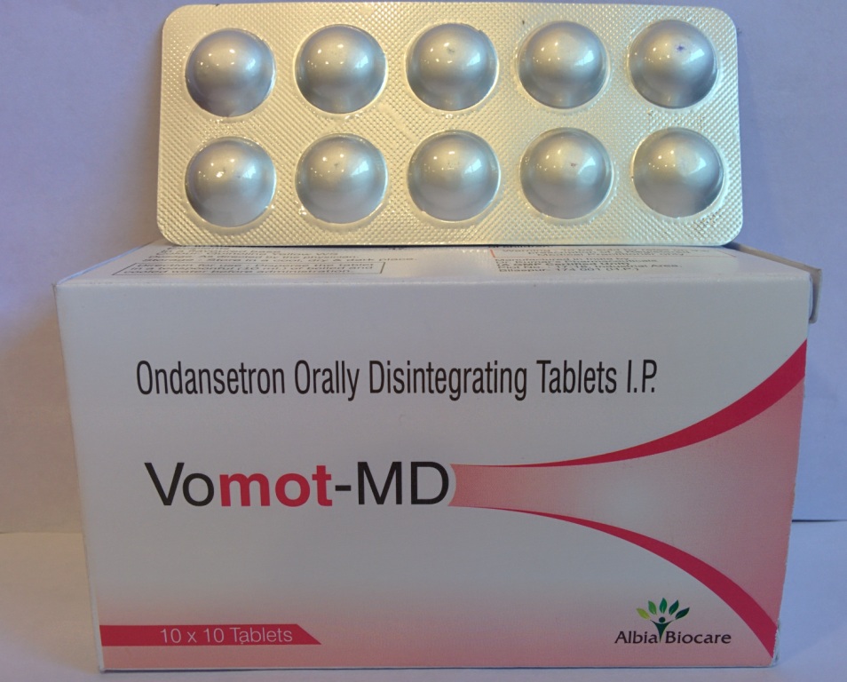 VOMOT -MD TAB. | Ondansetron 4mg Mouth Dissolving Tab (Alu-Alu)